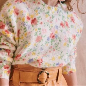 Sezane Paulie Sweater in Peonies